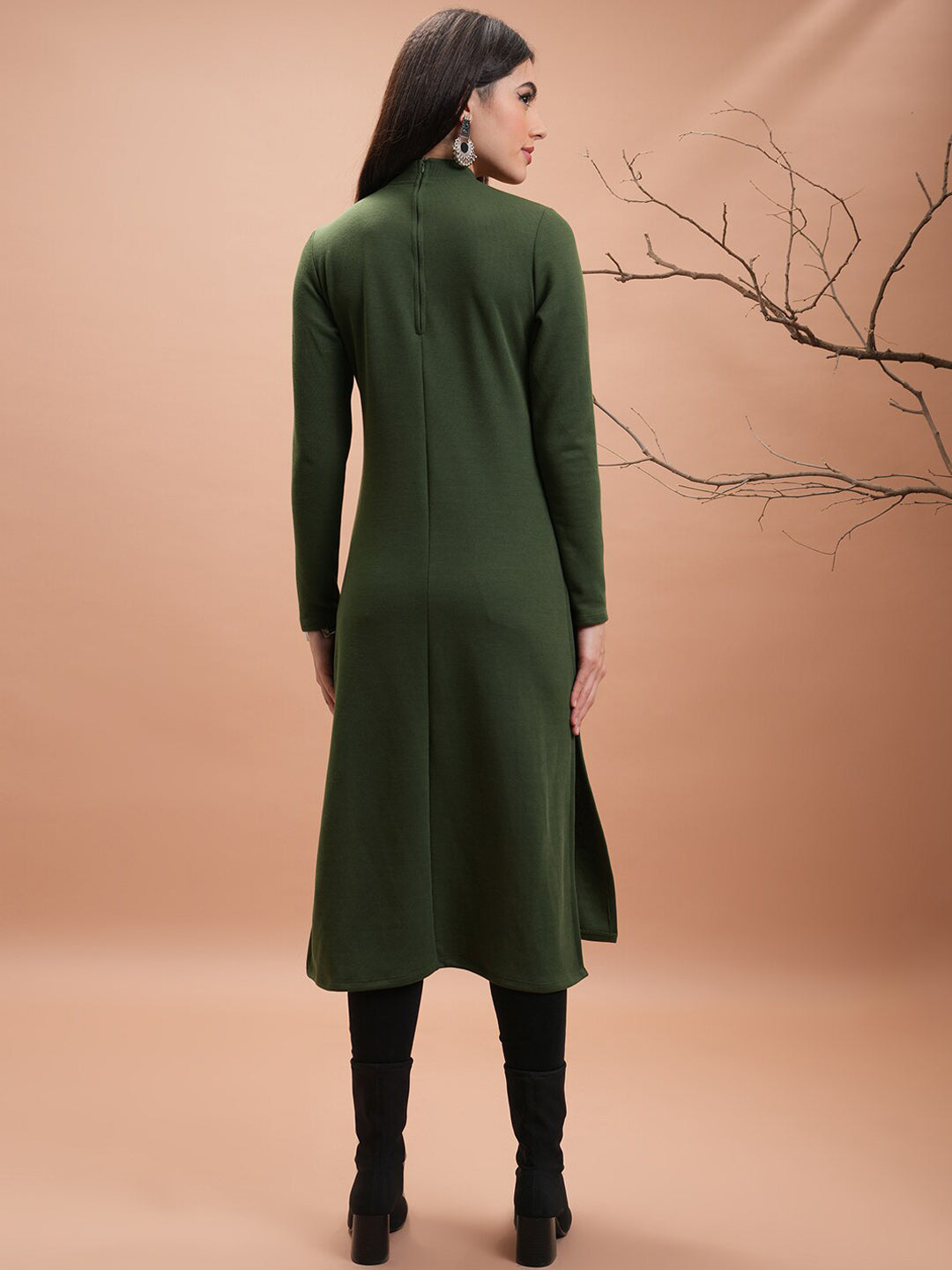 Vishudh Winter Round Neck Kurta