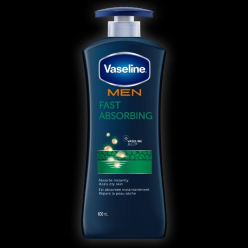 Vaseline Men 24-Hour Moisture Fast Absorbing Body & Face Lotion 20.3 FL OZ