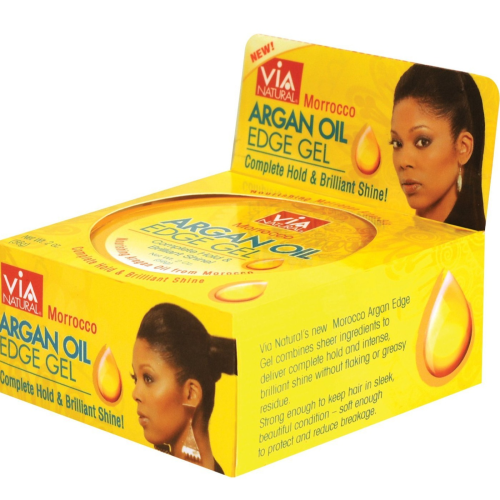 Via Natural Moroccan Argan Oil x3 Edge Gel 2 oz