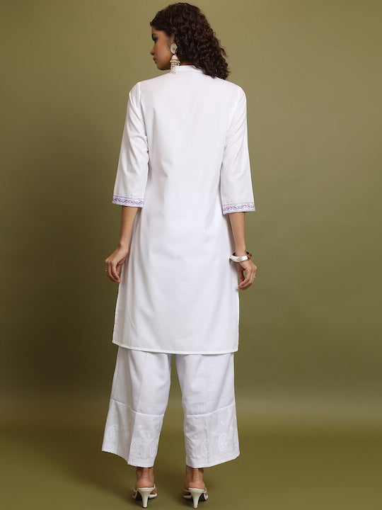 Vishudh Ethnic Motifs Embroidered Kurta