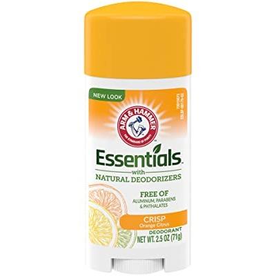 Arm & Hammer Essentials Natural Protection Deodorant Orange Citrus 2.5 Oz