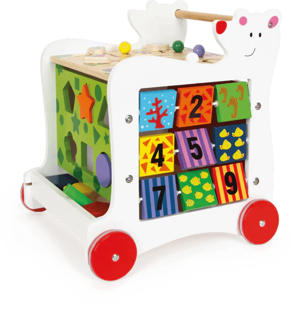 Wooden Bear Walker For Babies