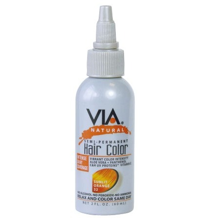 Via Natural Semi Permanent Hair Color 2oz