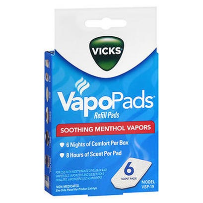Vicks Waterless Vaporizer Scent Pads, 6 pads