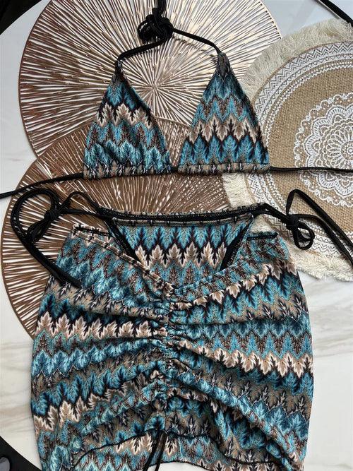 Vinia three piece swimsuit - Sexikinis Swim - Zoter Shop