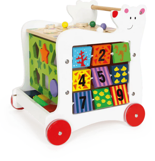 Wooden Bear Walker For Babies